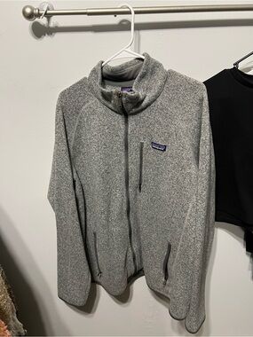 Patagonia Gray Full-Zip Synchilla Fleece Jacket